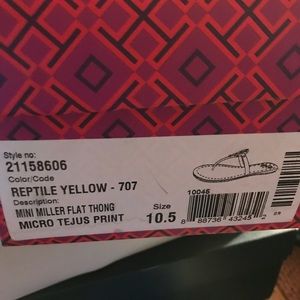 Brand new never worn Tory Burch sandals